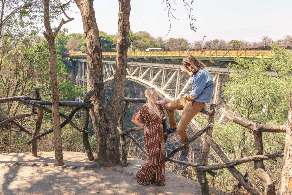 guide, victoria falls bridge, natural wonders, zimbabwe, zambia, livingstone, africa, travel, couple, backpacking, blog, blogger, humble and free, bridge, zambezi river